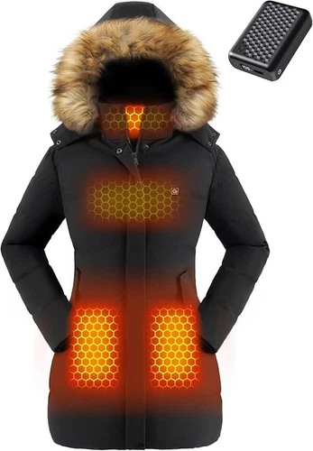Genovega Graphene Women's (L) Heated Jacket 12V Fast Charge 18400mAh *NEW* - product listing photo