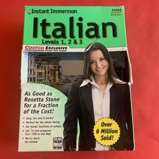 Instant Immersion Learn How To Speak Italian Levels 1-3