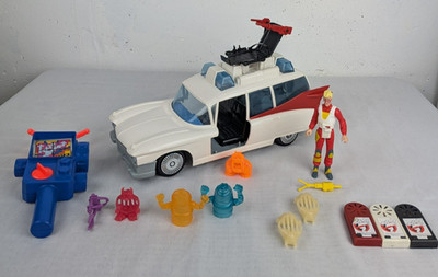 1980s The Real Ghostbusters Figure Vehicle Ghosts Lot ECTO-1 PKE Meter FOR PARTS