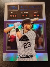 2022 Panini Three and Two Kris Bryant #/150 Silver Holo Full Count Cubs Rockies