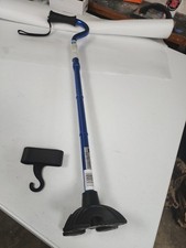 Medline Offset Folding Cane, 4-Point Base With Cushioned Gel Handle - No Box
