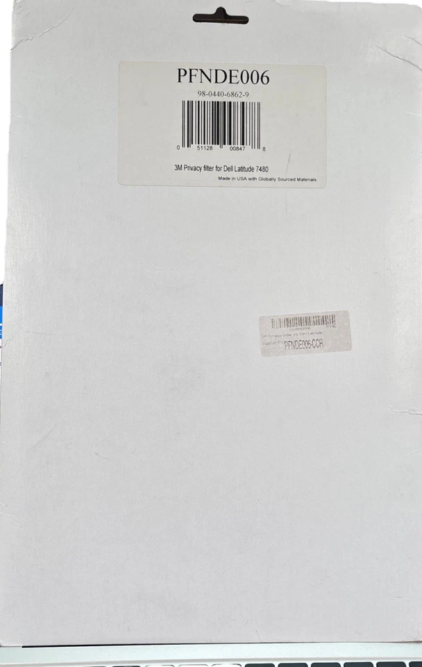 PFNDE006 3M Privacy Filter for dell latitude 7480 with comply attach-new  - Image 2 of 3