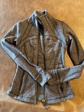 Lululemon Define Jacket EUC Heather Grey black Sz 2