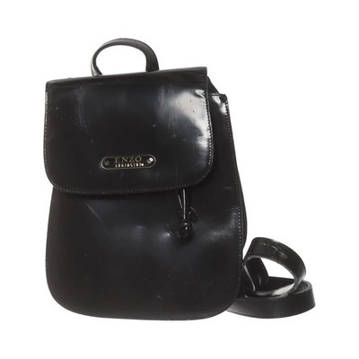 Enzo Angiolini, Umhängetasche, Unisex (Erwachsene), Schwarz, Einfarbig, 18 #NUx