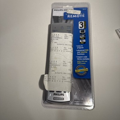 NEW Philips Magnavox PM3ST Universal 3 Device Learning Remote Control Sealed