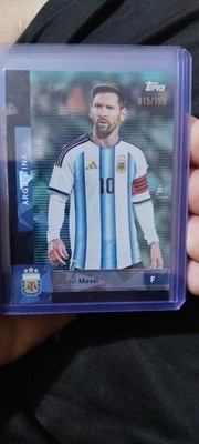 2026 Topps Team Set Argentina Numbered Foil Lionel Messi 15/199