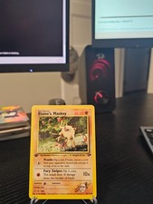 Blaine's Mankey #63 - 1st Edition - Gym Challenge - NM
