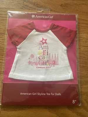 AMERICAN GIRL DOLL KANSAS CITY SKYLINE TEE FOR DOLLS NIP