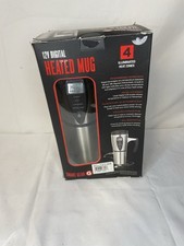 Smart Gear 12 volt Digital Heated Travel Mug Stainless Steel NEW in BOX