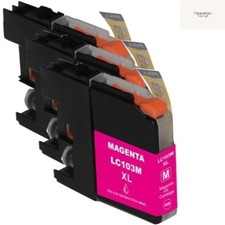 HI-Vision Compatible LC-103 LC103 XL High Yield Magenta Ink Cartridge Replace...