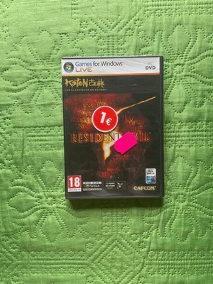 RESIDENT EVIL 5 - PC DVD - FIRST RELEASE - NEW SEALED - CAPCOM - 2009 BIOHAZARD