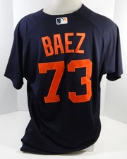 2020 Detroit Tigers Sandy Baez #73 Game Used Navy Jersey 48 DP21063