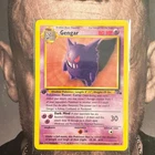 Pokémon Gengar 20/62 Fossil LP Rare 1st Edition WOTC 1999 Keiji Kinebuchi