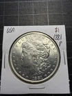 USA Silver Morgan Dollar 1881 P Nice Unc