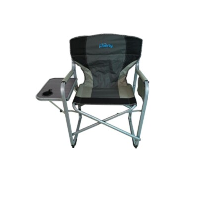 Liberty Camping Caravan Folding Directors Chair with Side Table