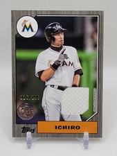 2022 Topps Series 2 Ichiro Suzuki 1987 Relics Black /199 #87BR-I 