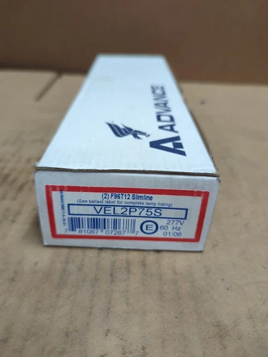 ADVANCE BALLASTS SLIMLINE/HO- VEL2P75S, REL2S110, SM2E51STP