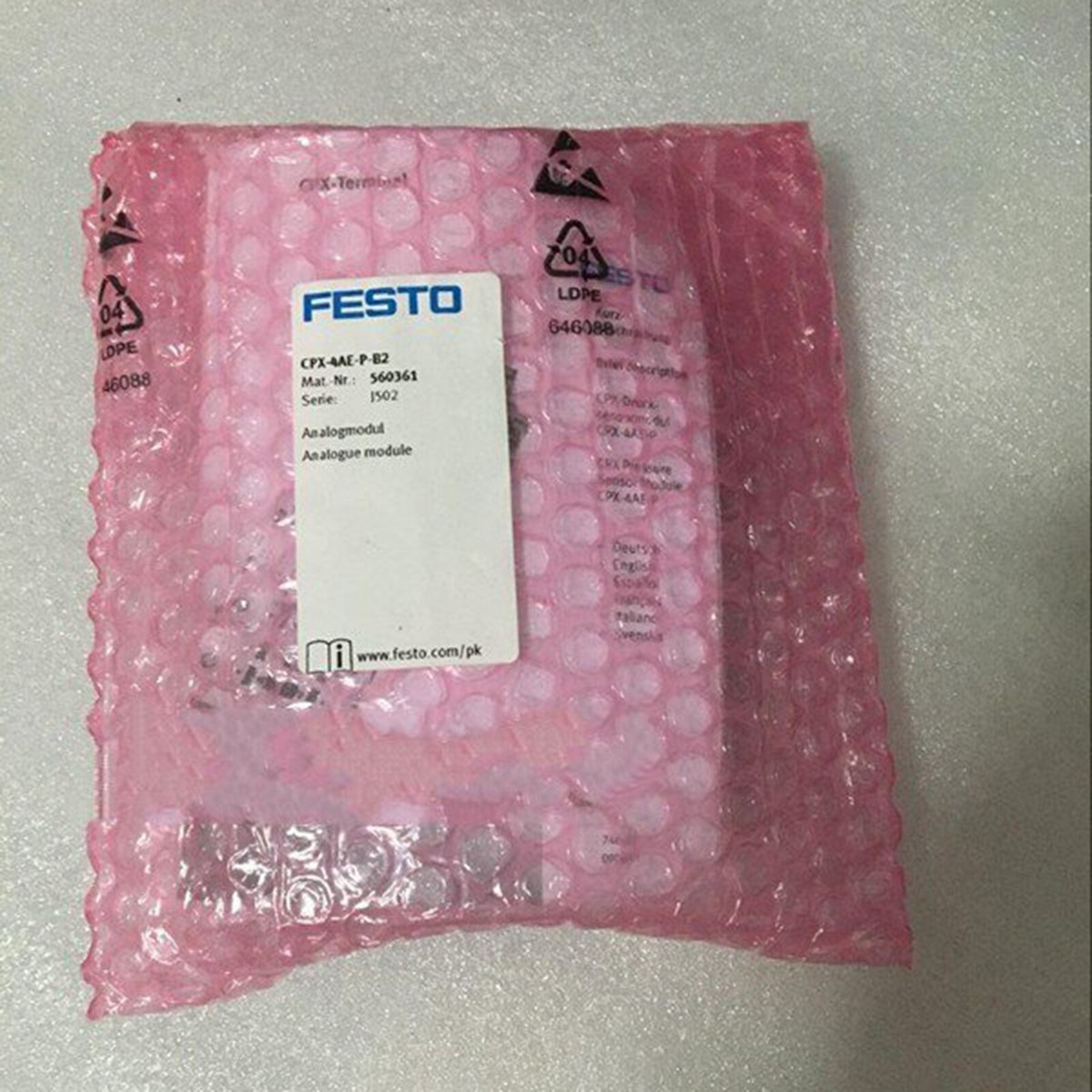 1PC NEW festo CPX-4AE-P-B2 CPX-4AE-P-B2 560361 module Fast 1PC NEW festo CPX-4AE-P-B2 CPX-4AE-P-B2 560361 module Fast