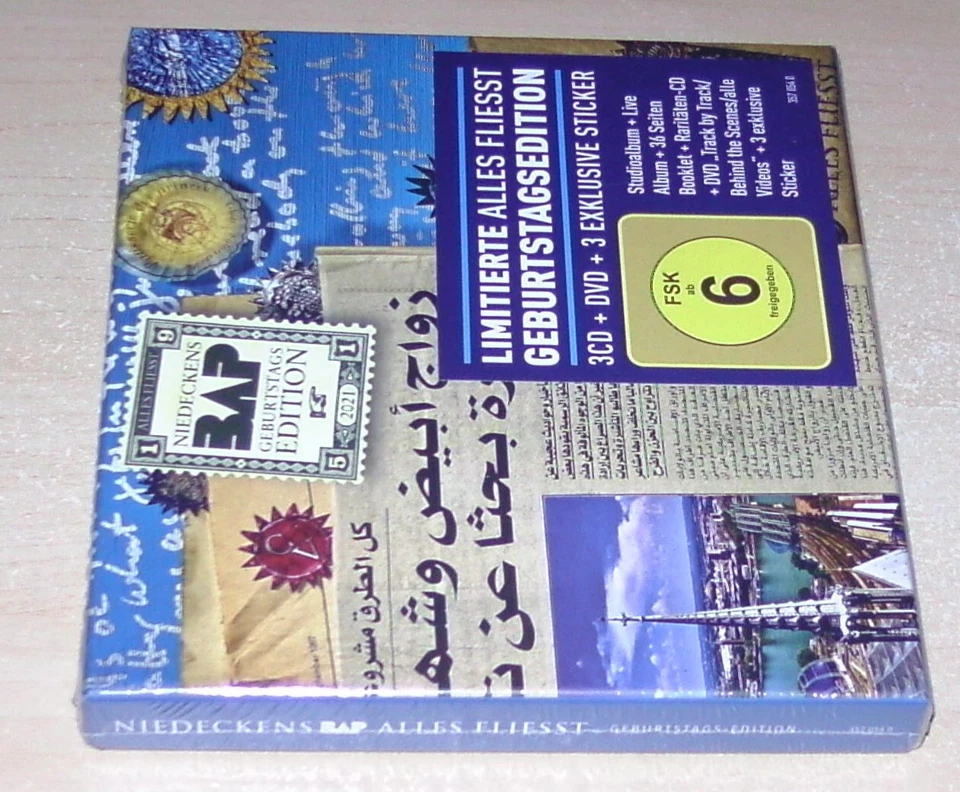 Niedeckens Bap Alles Fliesst Limited Birthday Edition 3 CD+DVD New & Boxed - Image 4 of 4