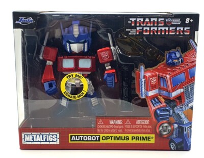 Jada Metals Diecast 4'' Transformers 31398  - Autobot Optimus Prime Figure