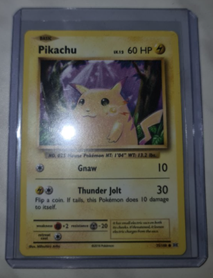 Pokemon Pikachu 35/108 Near Mint Condition 2016 Evolutions card | eBay
