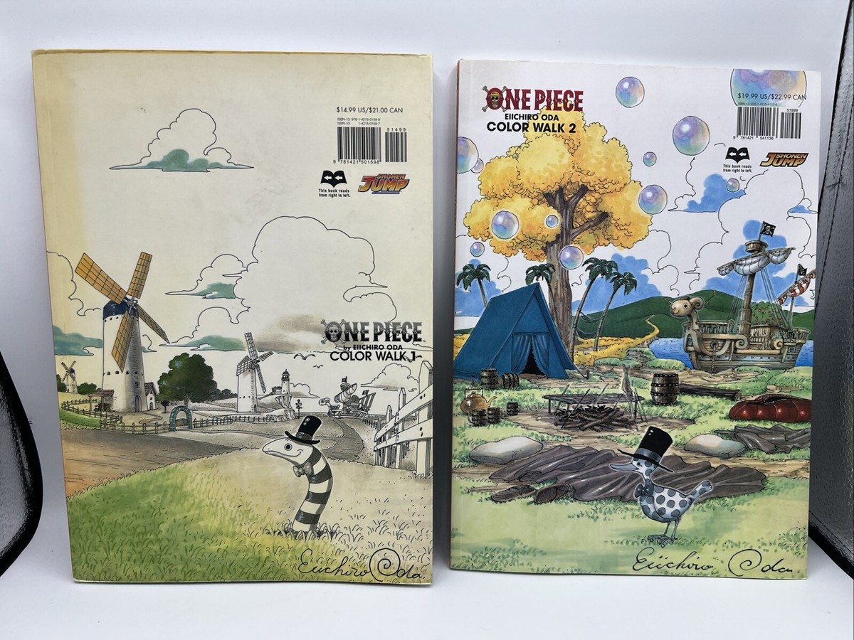One Piece Color Walk 1 + Color Walk 2 Eiichiro Oda / Art of Shonen