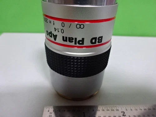 MICROSCOPE PART MITUTOYO JAPAN APO OBJECTIVE BD PLAN 5X OPTICS AS IS B#F5-C-11
