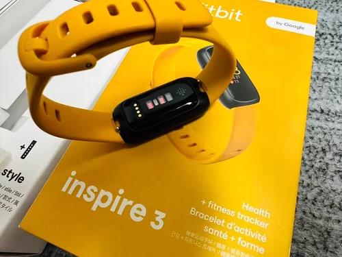 Original Fitbit Inspire 3 Health & Fitness Tracker + Sport Bracelet Watch Bands - Picture 5 of 18