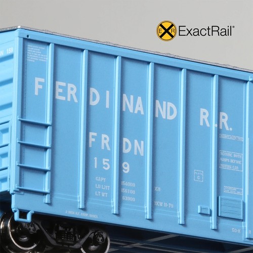 EXACTRAIL N Scale Evans 5277 Boxcar (Late) - Ferdinand Railroad - Picture 5 of 5