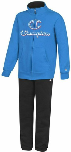 CHAMPION TUTA COTONE GARZATO BAMBINO art. 305260 ROSSO/BLU - 305433  AZZURRO/NERO | eBay
