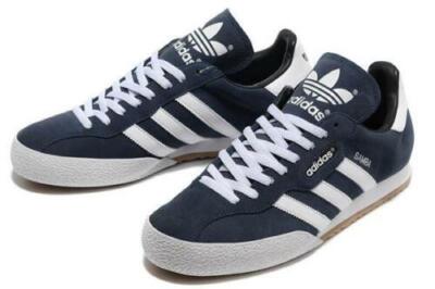 adidas Originals Trainers Samba Super & Suede Navy Lace Up Shoes | eBay adidas Originals Trainers Samba Super & Suede Navy Lace Up Shoes | eBay