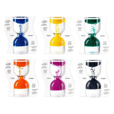 Paradox 5 Minute Tea Timer / Hourglass - Sand Flows from Bottom to Top