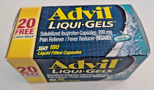 NEW Advil Liqui-Gels Capsules 200MG 180 Ct EXPIRES: September 2026