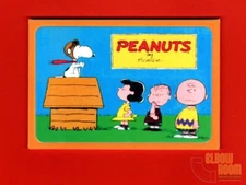 Peanuts 60s vintage lunch box art 2x3" fridge/locker magnet Thermos