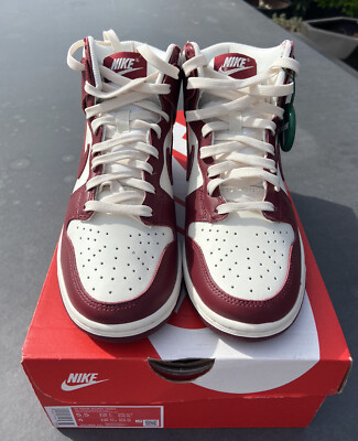 dunk high sail team red pale ivory