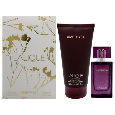 LALIQUE アムール ギフトセット Amethyst Set by Lalique for Women - 2 Pc Gift Set | eBay