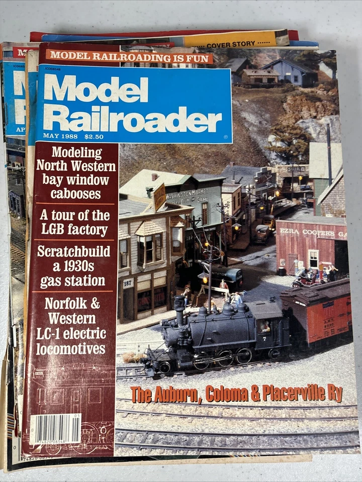 Lot Of 10 Model Railroader Magazine Random Issues From 1980’s And 1990’s Vintage - Image 3 of 4