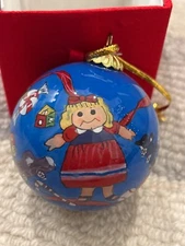 LI BIEN PIERRE DEUX Hand Painted VERY RARE CHILDS CHRISTMAS ORNAMENT 1998 VTG