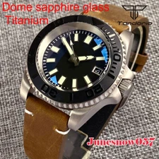 20ATM Tandorio Titanium 40mm NH35 PT5000 Automatic Men Watch Dome Sapphire Glass