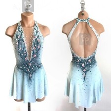 ice figure skating competition dress Gymnastics costume dance Dress dyeing