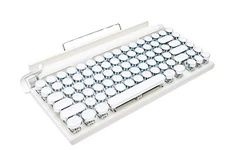Taiahiro ML-981 Mechanical Keyboard–Hotswappable Bluetooth+Wired Compact White