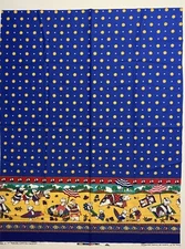 Vintage Concord Fabrics The Kesslers Bears  At The Beach Sun Starfish 1 Yd 45x34