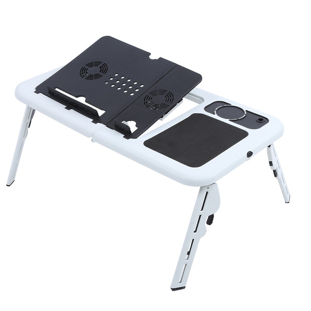 Foldable Adjustable Laptop Stand for Desk Lap Bed Sofa Portable Work Tray