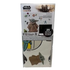 Star Wars The Mandalorian Baby Yoda 25 Removable Wall Decals NIP Roommates USA