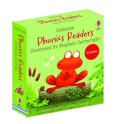 Usborne Phonics Readers - 12 illustrated Books Box Set Collection NEW Paperback