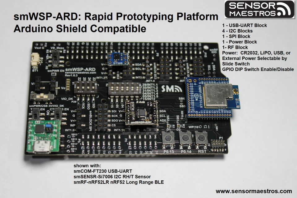 Si7006-A20 I2C Relative Humidity and Temperature Sensor Breakout Board - Image 3 of 4