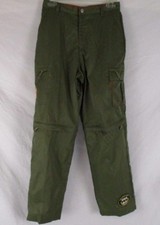 Disney Kids Unisex Convertible Pants Shorts Cargo Size XL Green Nylon GG440