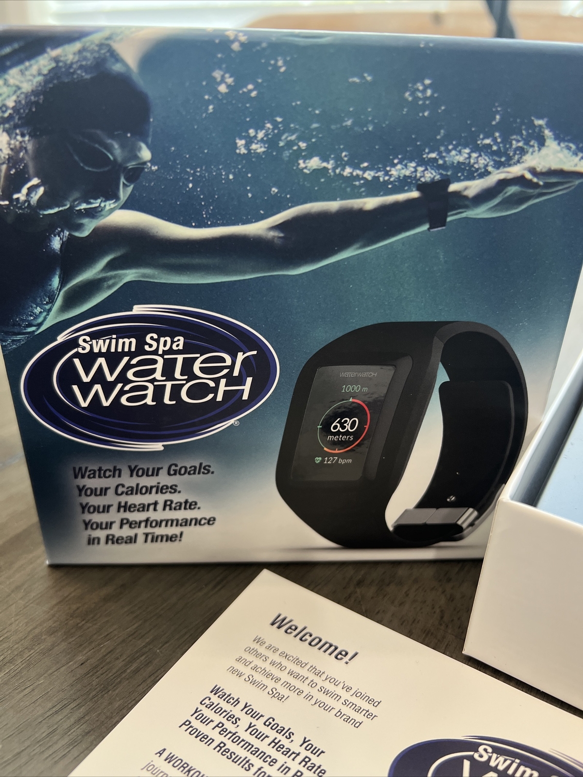 Swimmo Swim Spa Water Watch Heart Rate Tracker Heart Rate Swim Unisex