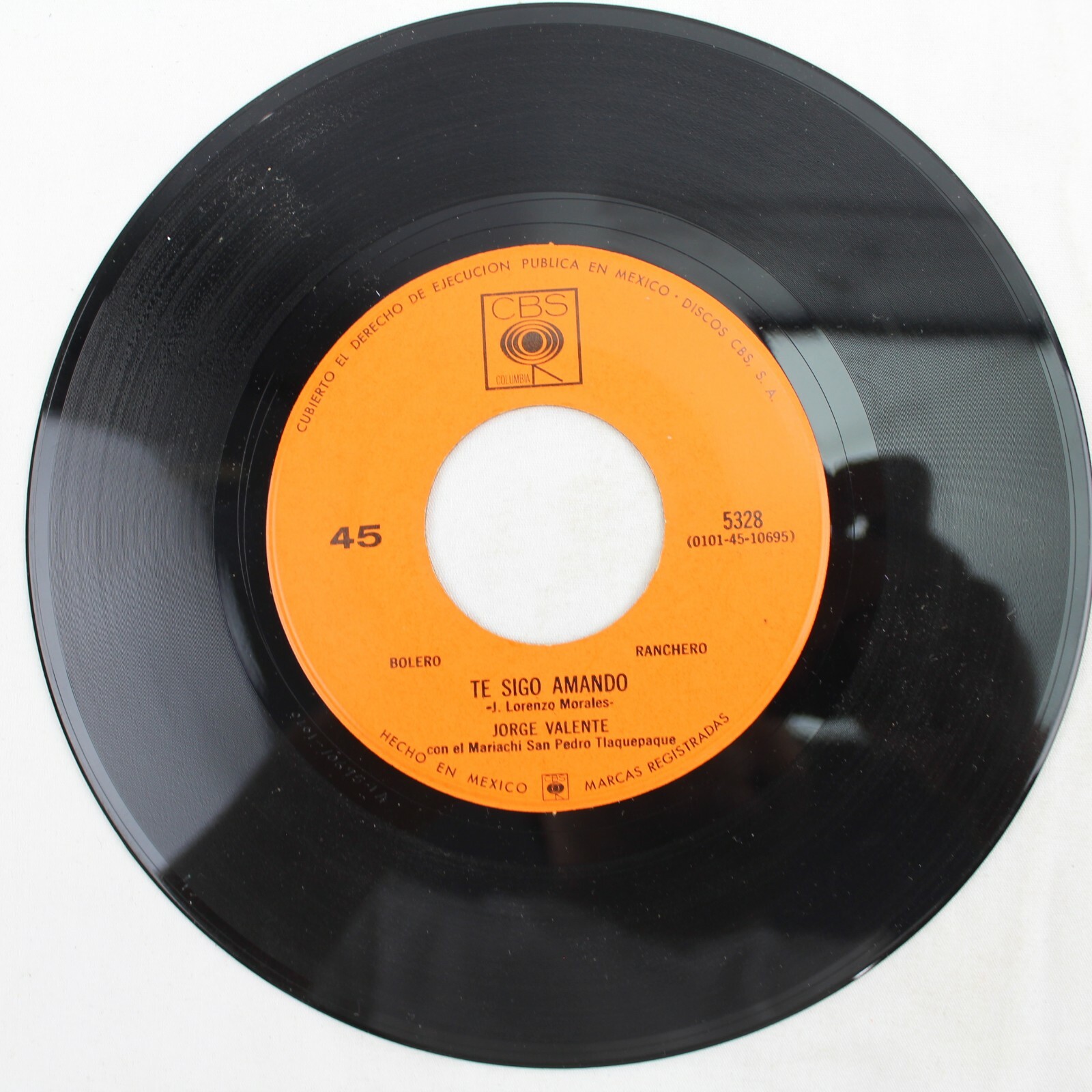 Jorge Valente Enemigos Te Sigo Amando 45 RPM Record VG+ 5328