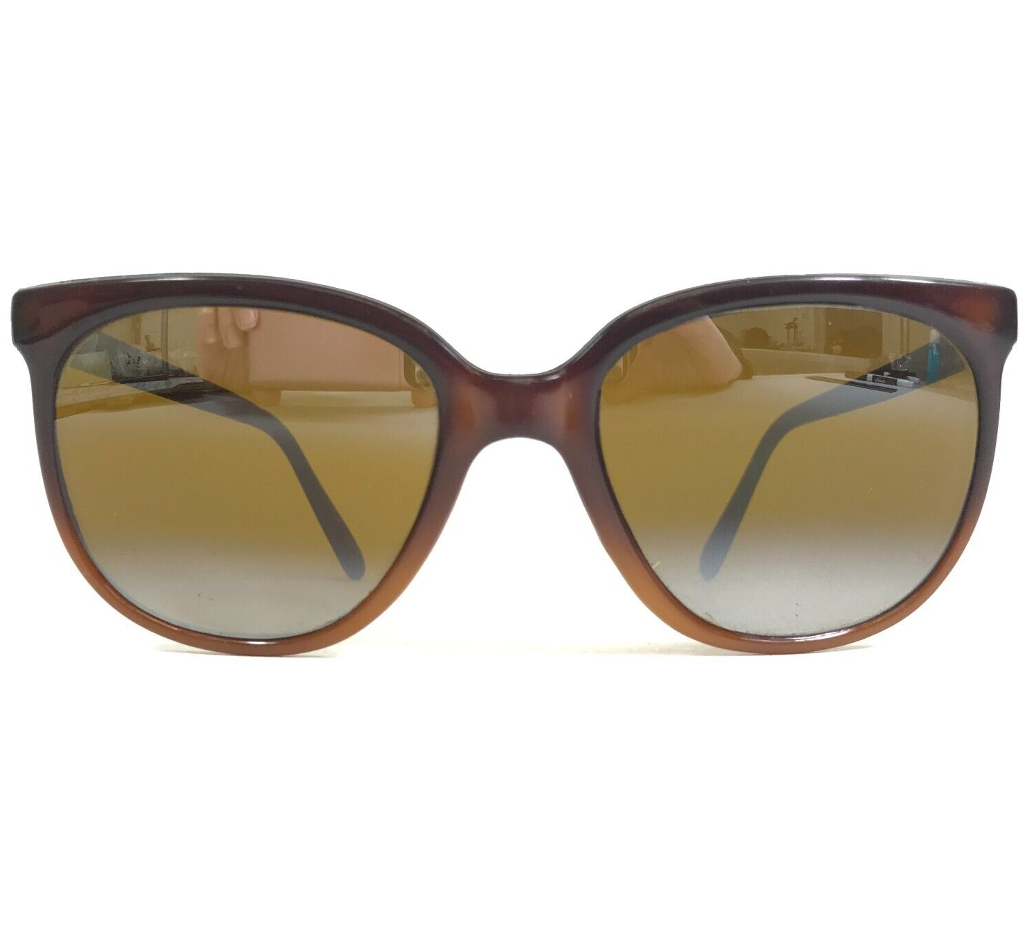 Vintage Ski Optiks Sunglasses Brown Round Frames with Brown Mirror